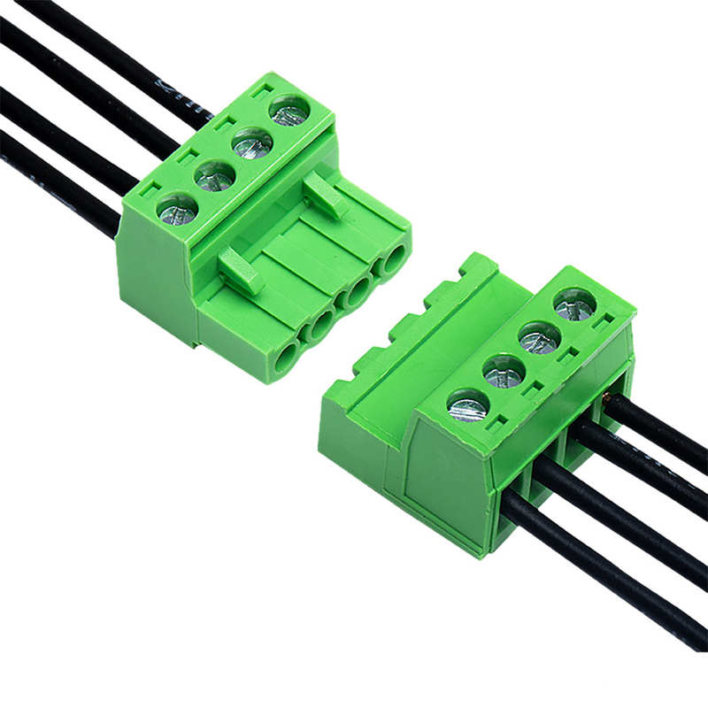 Neigung des grüne Farbe-PWB-Verteiler-Verbindungsstück-Draht-XK2EDGA 5.08MM