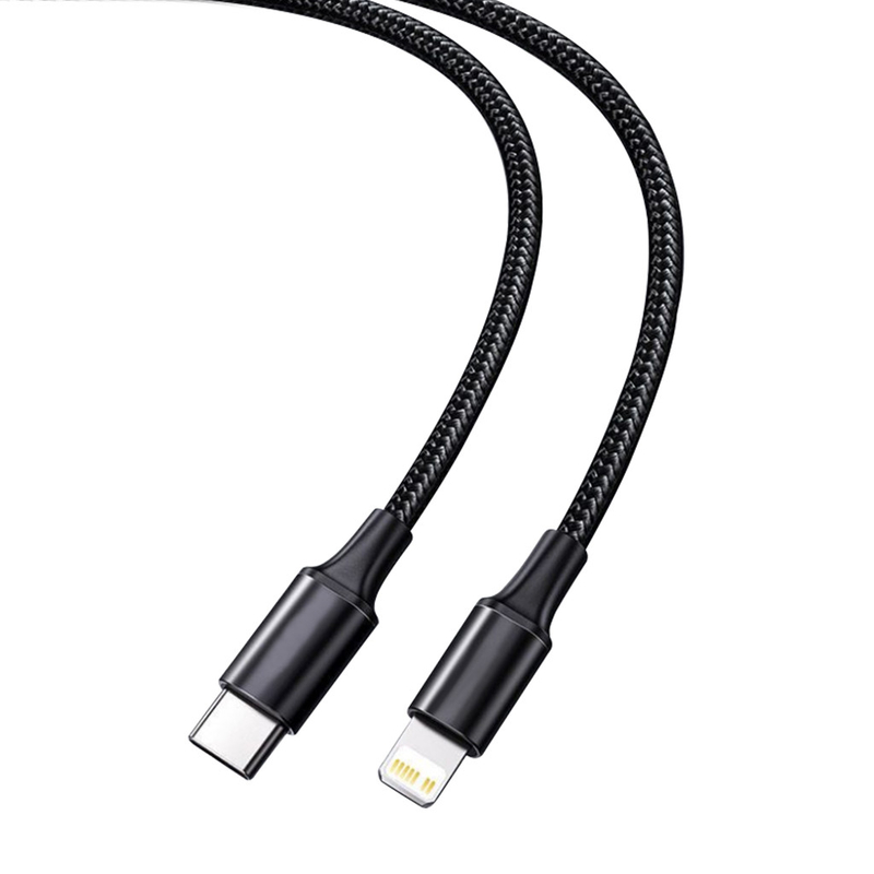 Schnelles Aufladungskabel schwarze Farbe-USBs mit umsponnener Übergangsnylongeschwindigkeit der Abdeckungs-10Gbps