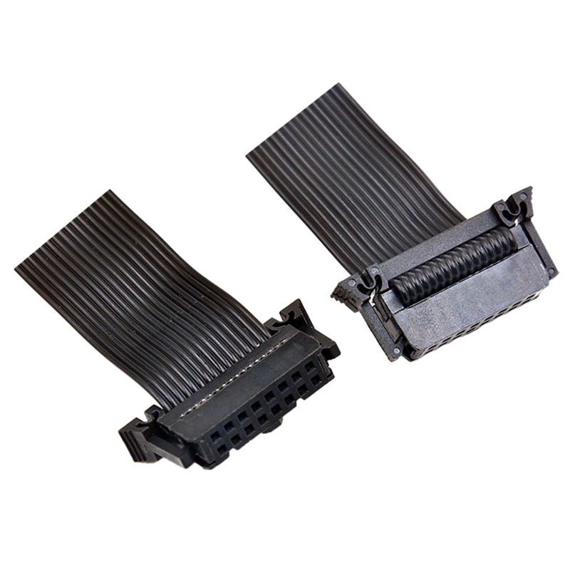 Flache IDC 40 Pin Ribbon Cable 2.54mm Neigung der schwarze Farbefür den Computer Automobil