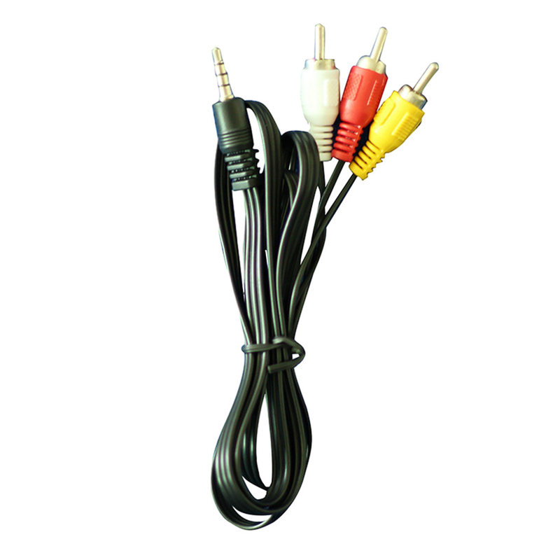 1 Meter-Video-Audiokabel-rotes gelbes weißes Farbe-DC 3.5mm für Fernsehvideorekorder