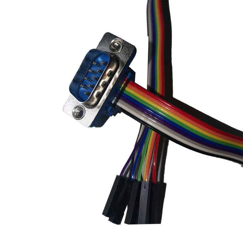 Kundengebundene Audiovideoart Neigung 10P der kabel-DIDC DB9 Pin To 2.54mm