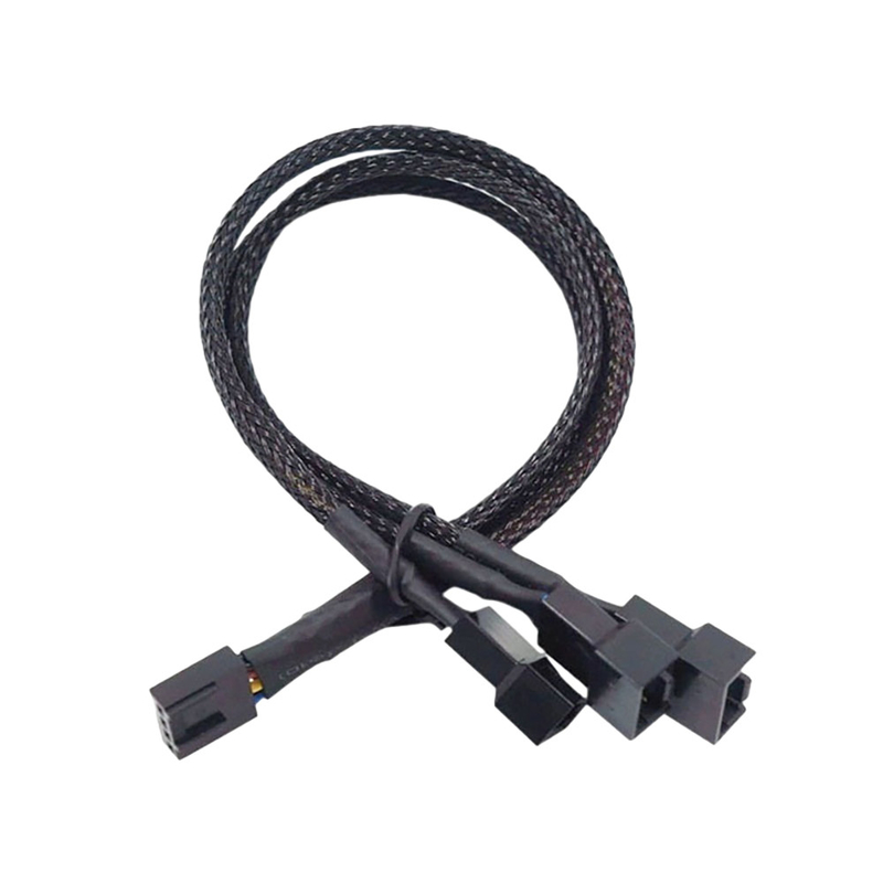 2.54mm Neigungs-Ampere-Verbindungsstück-Kabel-Aluminiumfolie-abgeschirmter Kabelbaum für PC Fan